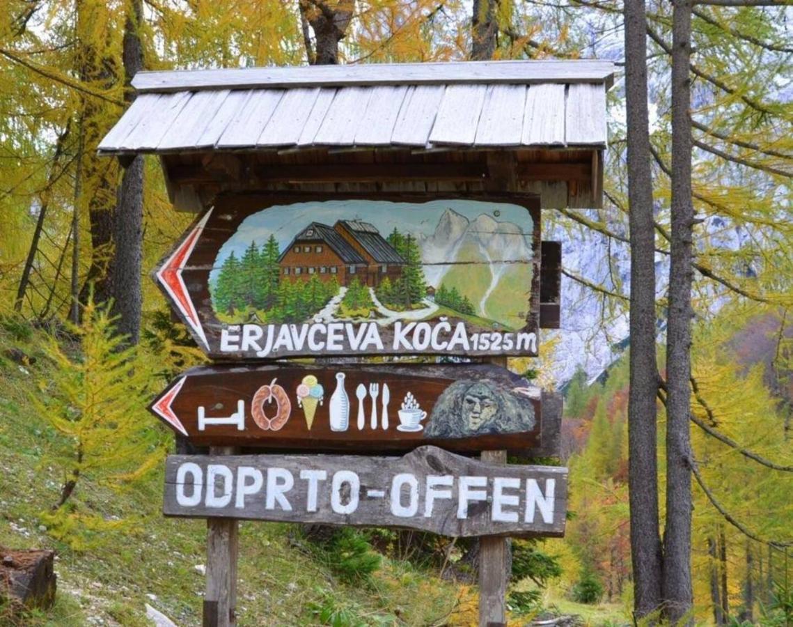 Готель Erjavceva Mountain Hut At Vrsic Pass Кранська Гора Екстер'єр фото
