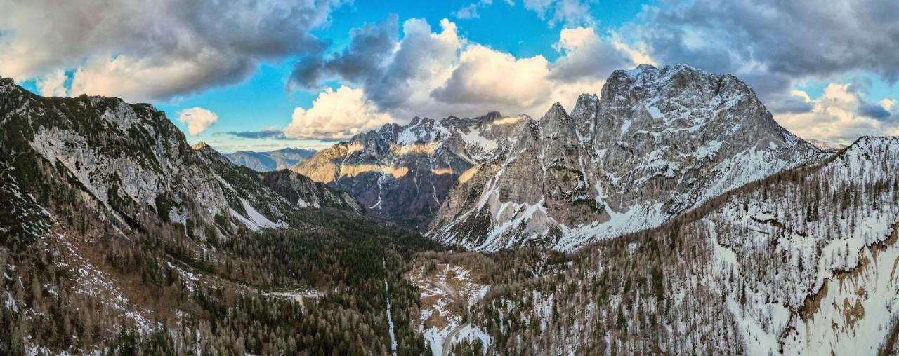 Готель Erjavceva Mountain Hut At Vrsic Pass Кранська Гора Екстер'єр фото