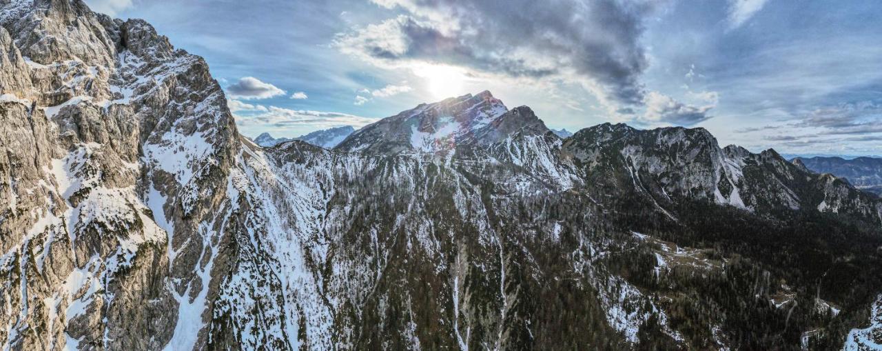 Готель Erjavceva Mountain Hut At Vrsic Pass Кранська Гора Екстер'єр фото